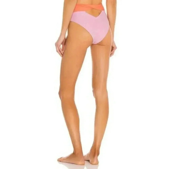 Revolve Lovers and Friends Daytona High Waist Swim Bikini Bottom Sz S - Picture 2 of 5